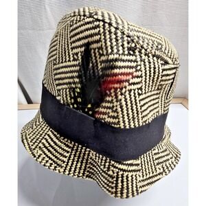 San Diego‎ Hat Co.,Men's one size Trilby hat with feathers 100% paper